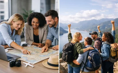 Wie Gruppenreisen planen und Teams bewegen