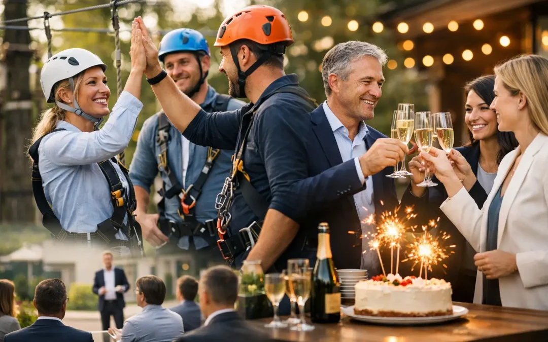 Firmenjubiläum feiern mit Erlebnisprogramm